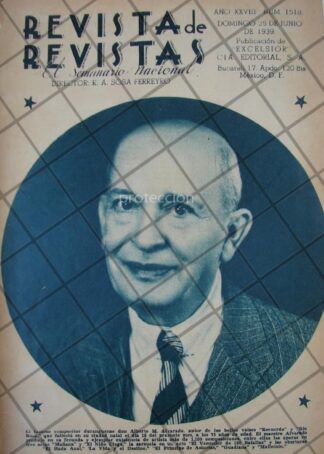 AFICHE ANTIGUO 1939 COMPOSITOR ALBERTO M ALVARADO /MUSICOS