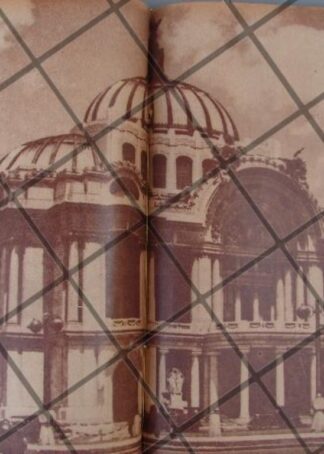 AFICHE ANTIGUO PALACIO DE BELLAS ARTES POR DENTRO 1944