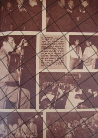 AFICHE ANTIGUO RODRIGO DE LLANO, CINE ENCANTO 1944