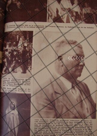 AFICHE ANTIGUO EMPRESARIO. DONACIANO ECHAVARRIA 1944