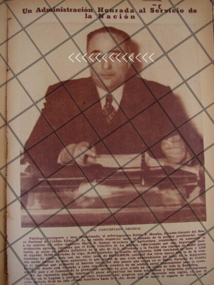 AFICHE ANTIGUO FABRICA DE MAQUINARIA, EL LUCERO DURANGO - Image 2