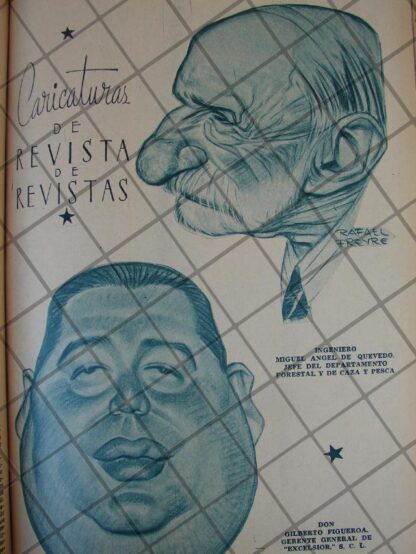 CARICATIRA ANTIGUA. 1939 MIGUEL ANGEL DE QUEVEDO ZUBIETA