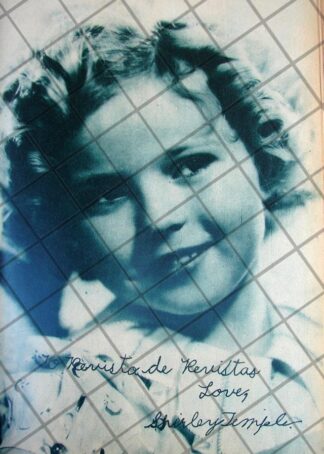 AFICHE ANTIGUO 1939 LA ACTRIZ. SHIRLEY TEMPLE