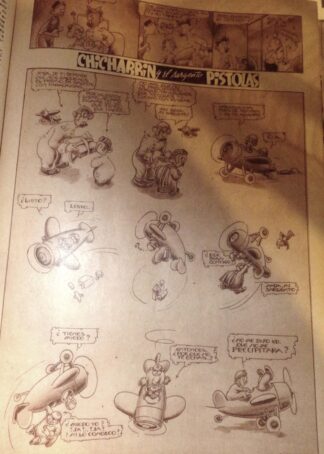 TIRA COMICA ANTIGUA. 1939 CHICHARRIN Y EL SARGENTO PISTOLAS /3