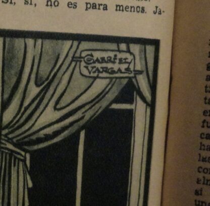 AFICHE ANTIGUO. EN TONO MENOR. DIBUJO GABRIEL VARGAS - Image 3