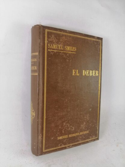 LIBRO ANTIGUO. EL DEBER. SAMUEL SMILES. 1890 SPP - Image 2