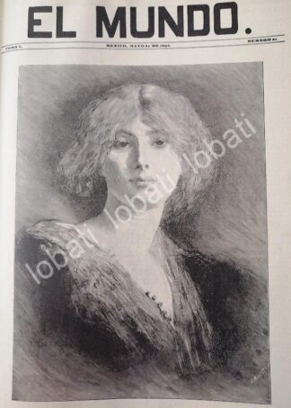 PORTADA ANTIGUA ORIGINAL  1898 GRABADO DE BENJAMIN CONSTANT / ARTE