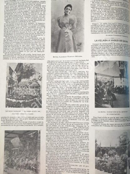 CARTEL ANTIGUO ORIGINAL DE EXPOSICION FLORAL EN COYOACAN & OTRAS NOTAS 1898 - Image 3