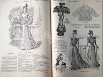 GACETA ANTIGUA. " PAGINAS DE LA MODA " 1898 /18 - Image 2