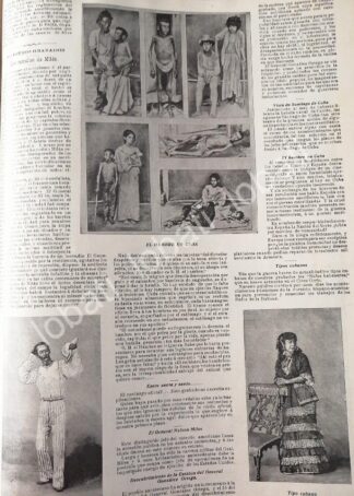 CARTEL ANTIGUO ORIGINAL DE NOTAS SOBRE CUBA 1898 & OTRAS NOTAS CIENTIFICAS