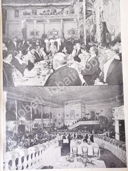 CARTEL ANTIGUO ORIGINAL DE BAILE EN CASA DE IGNACIO DE LA TORRE CON PORFIRIO DIAZ Y OTROS 1898 /ASM - Image 4