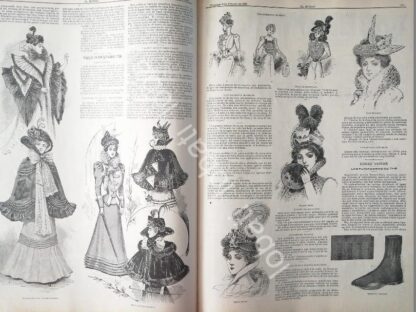 GACETA ANTIGUA PAGINAS DE LA MODA 1898 /4 - Image 3