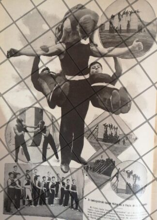 AFICHE ANTIGUO CADETES EN EJERCICIOS, COLEGIO MILITAR 1906