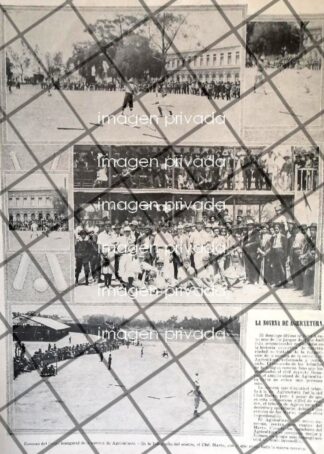 AFICHE ANTIGUO JUEGO BEISBOL. AGRICULTURA VS CLUB MARTE 1911