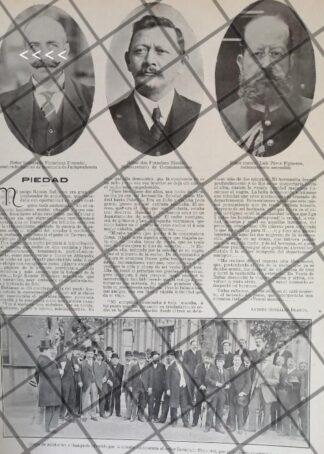 AFICHE ANTIGUO BANQUETE A VICTORIANO PIMENTEL LOPEZ 1911