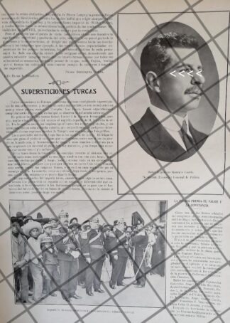 AFICHE ANTIGUO GONZALO GARITA Y FRONTERA Y MAS NOTAS 1911