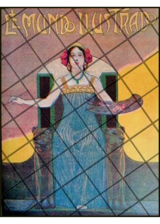 PORTADA ANTIGUA ARTISTICA 1911 MUSA DEL ARTE