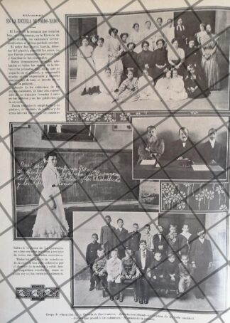 AFICHE ANTIGUO. LA ESCUELA NACIONAL DE SORDO MUDOS 1911