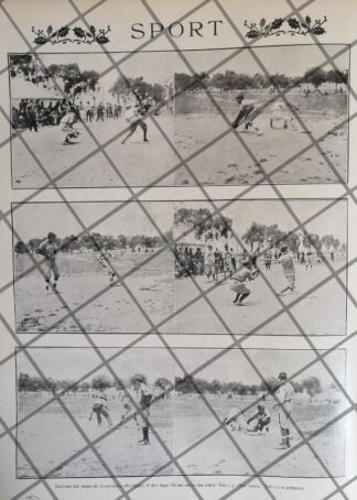 AFICHE ANTIGUO JUEGO DE BEISBOL. CLUB YALE Vs SAN JOSE 1911