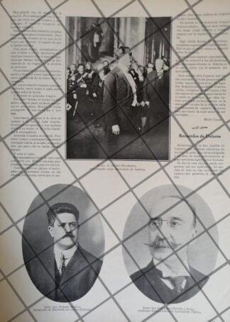 AFICHE ANTIGUO JOSE LOPEZ PORTILLO Y OTRO SECRETARIOS 1911
