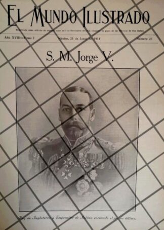 PORTADA ANTIGUA 1911. CORONACION DEL REY JORGE V. 1911
