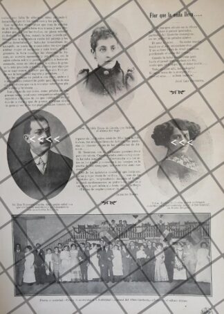 AFICHE ANTIGUO BODA. GARCIA SOLDEVILLA Y MAS NOTAS 1911