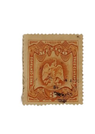ESTAMPILLA POSTAL ANTIGUA 1899 AGUILA. 3 CENTAVOS