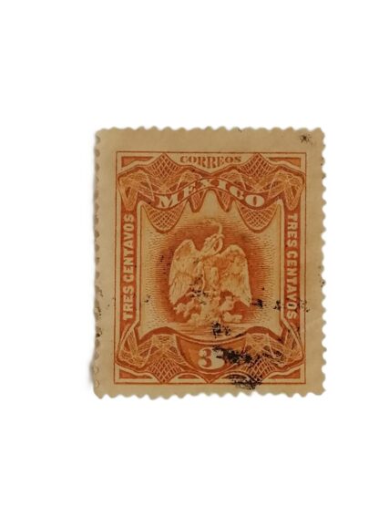 ESTAMPILLA POSTAL ANTIGUA 1899 AGUILA. 3 CENTAVOS