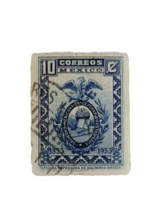 ESTAMPILLA POSTAL ANTIGUA 1933 SOCIEDAD DE ESTADISTICA