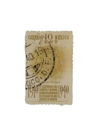 ESTAMPILLA ANTIGUA. 400 ANIVERSARIO DEL COLEGIO SAN NICOLAS 1940