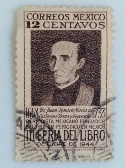 ESTAMPILLA POSTAL ANTIGUA. TERCERA FERIA DEL LIBRO 1944 - Image 4