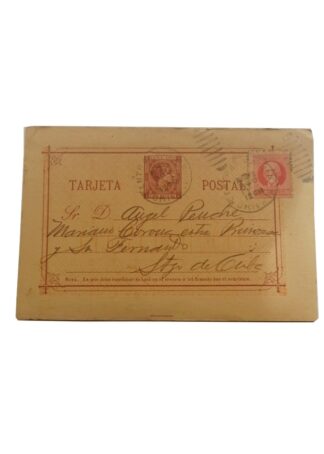 Tarjeta Postal Antigua 1879 Cuba *r