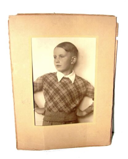 FOTOGRAFIA ANTIGUA, NIÑO ALEMAN,. MONTERERY 1937 - Image 3