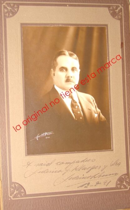 FOTOGRAFIA ANTIGUA, FEDERICO KLAEGER 1901 MONTERREY. FOT. PEÑA CANTU - Image 4