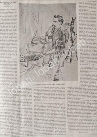 CARTEL ANTIGUO ORIGINAL DE BERNARDO REYES TENTADO A LA PRESIDENCIA Y OTRAS 1895 / PLT