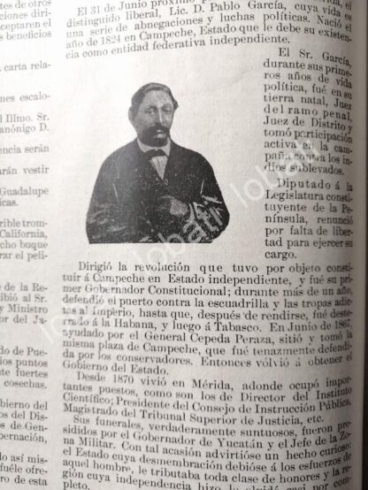 CARTEL ANTIGUO ORIGINAL DE MUERE PABLO GARCIA MONTILLA 1895 Y OTRAS NOTAS / PLT - Image 2