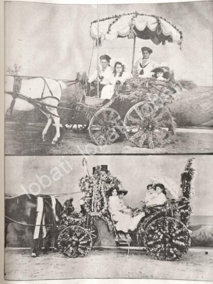 CARTEL ANTIGUO ORIGINAL DE DESFILE DE LAS FLORES FIESTAS PATRIAS D.F 1895 - Image 7
