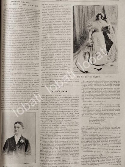 CARTEL ANTIGUO ORIGINAL DE BODA. HANN BARROSO 1895 ( PAZ BARROSO )