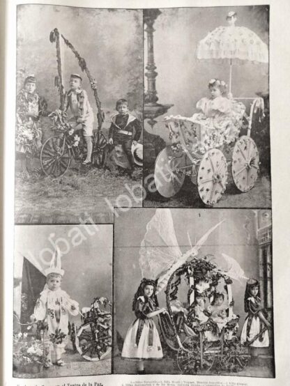 CARTEL ANTIGUO ORIGINAL DE NIÑOS DE LA ALTA SOCIEDAD DE SAN LUIS POTOSI 1895 / ASM LEA DESCRIPCION - Image 3