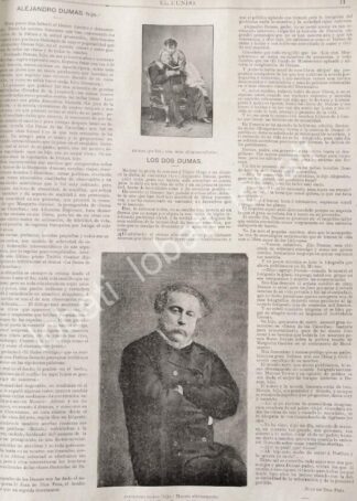 CARTEL ANTIGUO ORIGINAL DE MUERE ALEJANDRO DUMAS HIJO 1895 / ECT