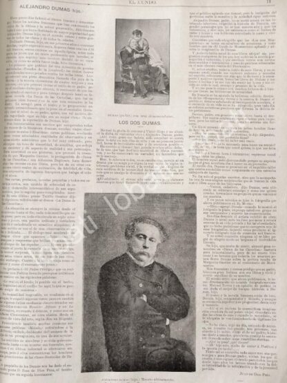 CARTEL ANTIGUO ORIGINAL DE MUERE ALEJANDRO DUMAS HIJO 1895 / ECT
