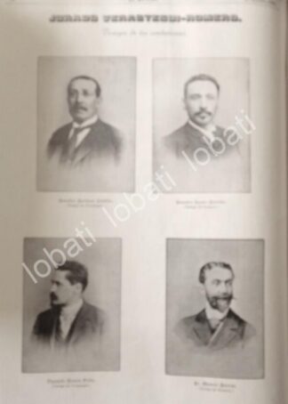 CARTEL ANTIGUO ORIGINAL DE JURADO EN EL DUELO VERASTEGUI - ROMERO 1895 LEA DESCRIPCION