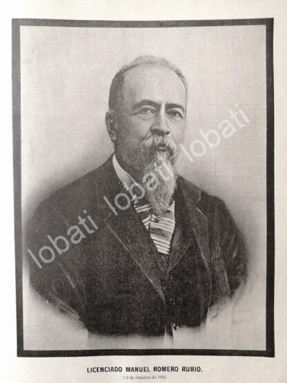 CARTEL ANTIGUO ORIGINAL DE MUERTE Y FUNERALES DE MANUEL ROMERO RUBIO 1895 - Image 3