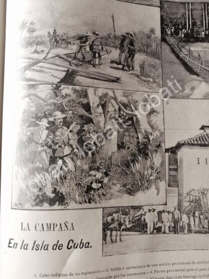 CARTEL ANTIGUO ORIGINAL DE GUERRA DE INDEPENDENCIA CUBANA 1895 / MLT / PLT - Image 5