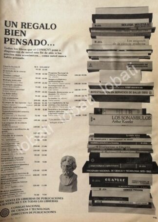 CARTEL ANTIGUO ORIGINAL DE OBRAS DE LA CONACYT PARA 1981 /N100