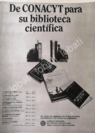 CARTEL ANTIGUO ORIGINAL DE LA CONACYT LANZA NUEVAS OBRAS 1980 /80