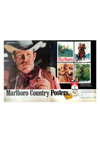 CARTEL ANTIGUO ORIGINAL DE PROMOCION DE POSTERS DE CIGARROS MARLBORO DE 1972 /T231