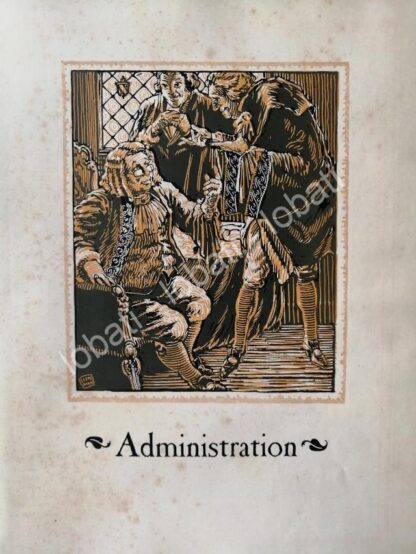 CARTEL ANTIGUO ORIGINAL DE COLECCION 17 DE GRABADOS ANTIGUOS WILFRED STEDMAN 1920s - Image 8