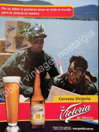 CARTEL ANTIGUO ORIGINAL DE SET DE 6 AFICHES, CERVEZAS MAS POPULARES 1960s Y 70s - Image 7