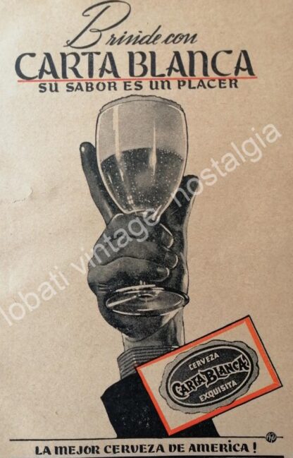 CARTEL ANTIGUO ORIGINAL DE SET DE 6 AFICHES, CERVEZAS MAS POPULARES 1960s Y 70s - Image 6